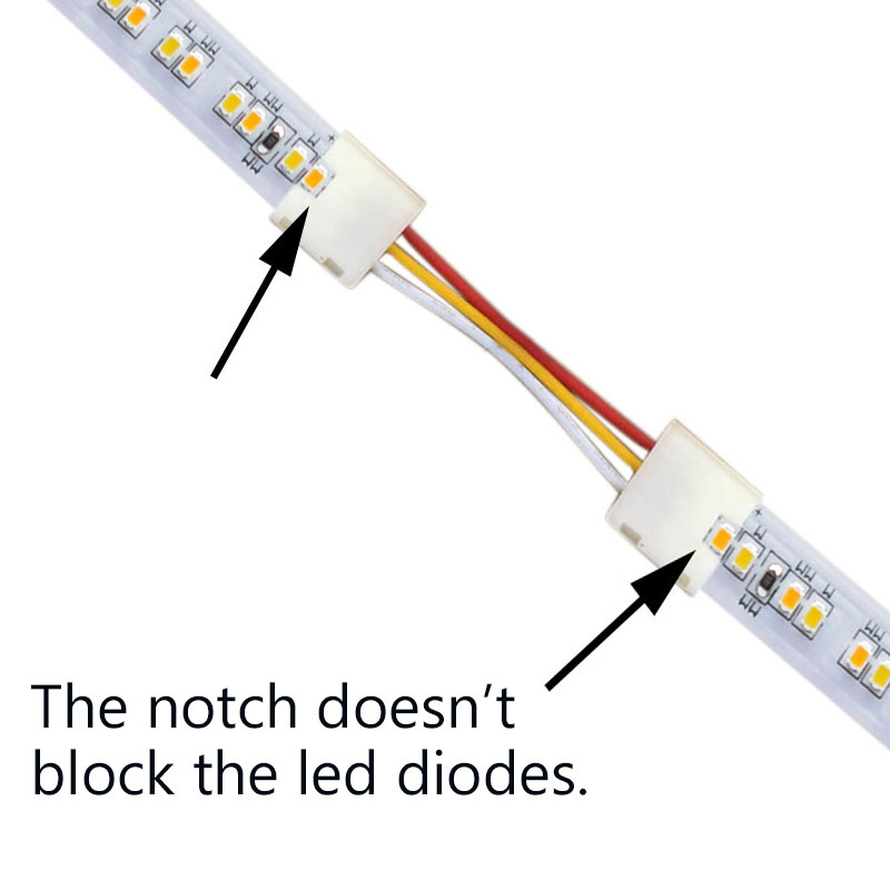 3-Pin CCT LED Strip Light Connector For Highest Density LED Strip